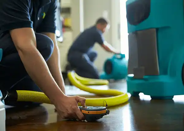 water damage restoration service Ladonia